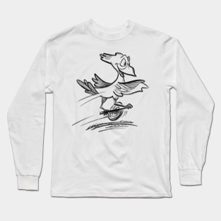 Bird on a Onewheel Long Sleeve T-Shirt